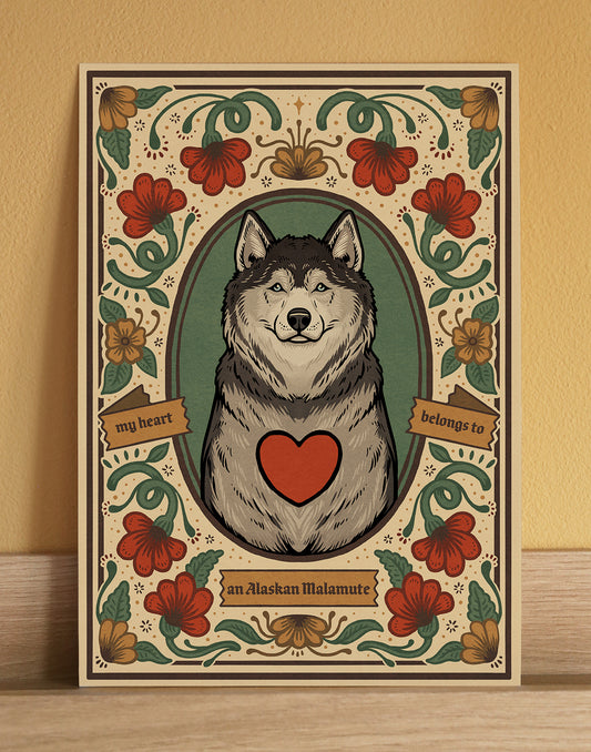 Alaskan Malamute | Fine Art Print |