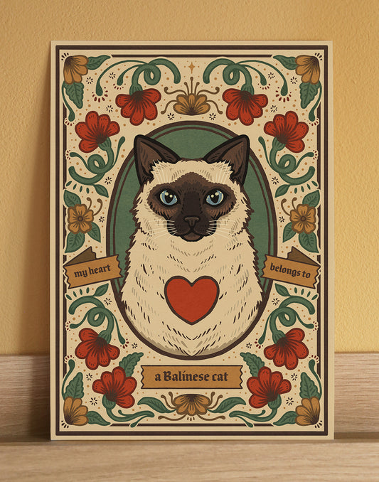 Balinese Cat | Fine Art Print