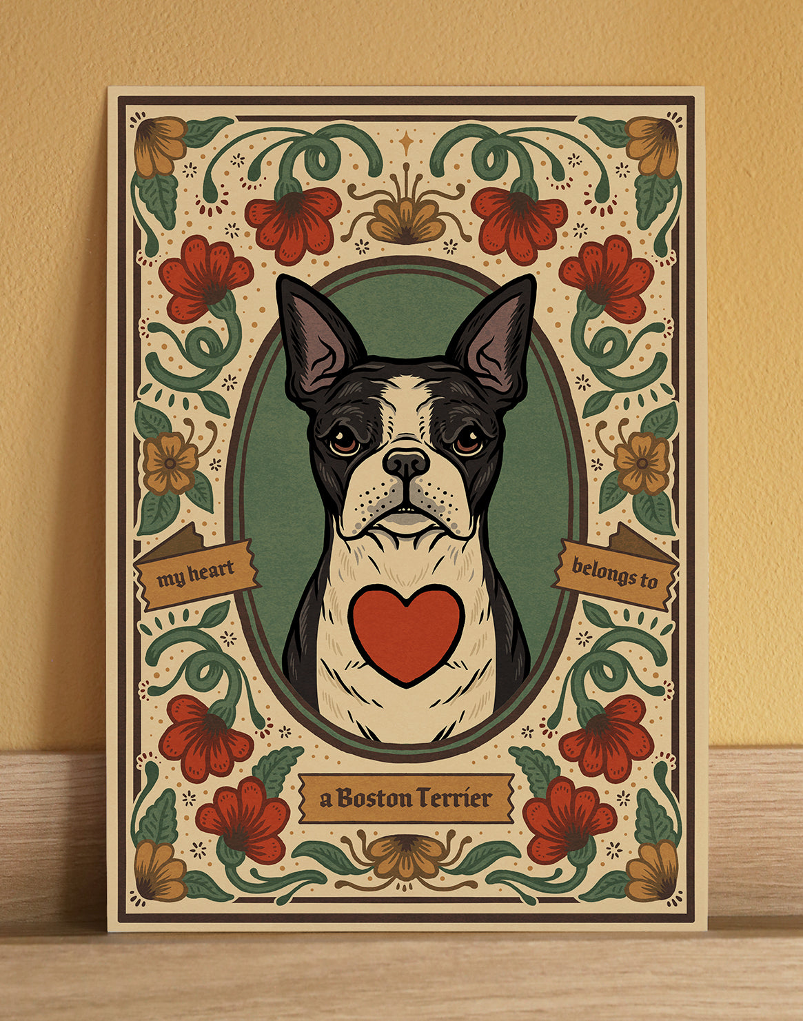 Boston Terrier | Fine Art Print |