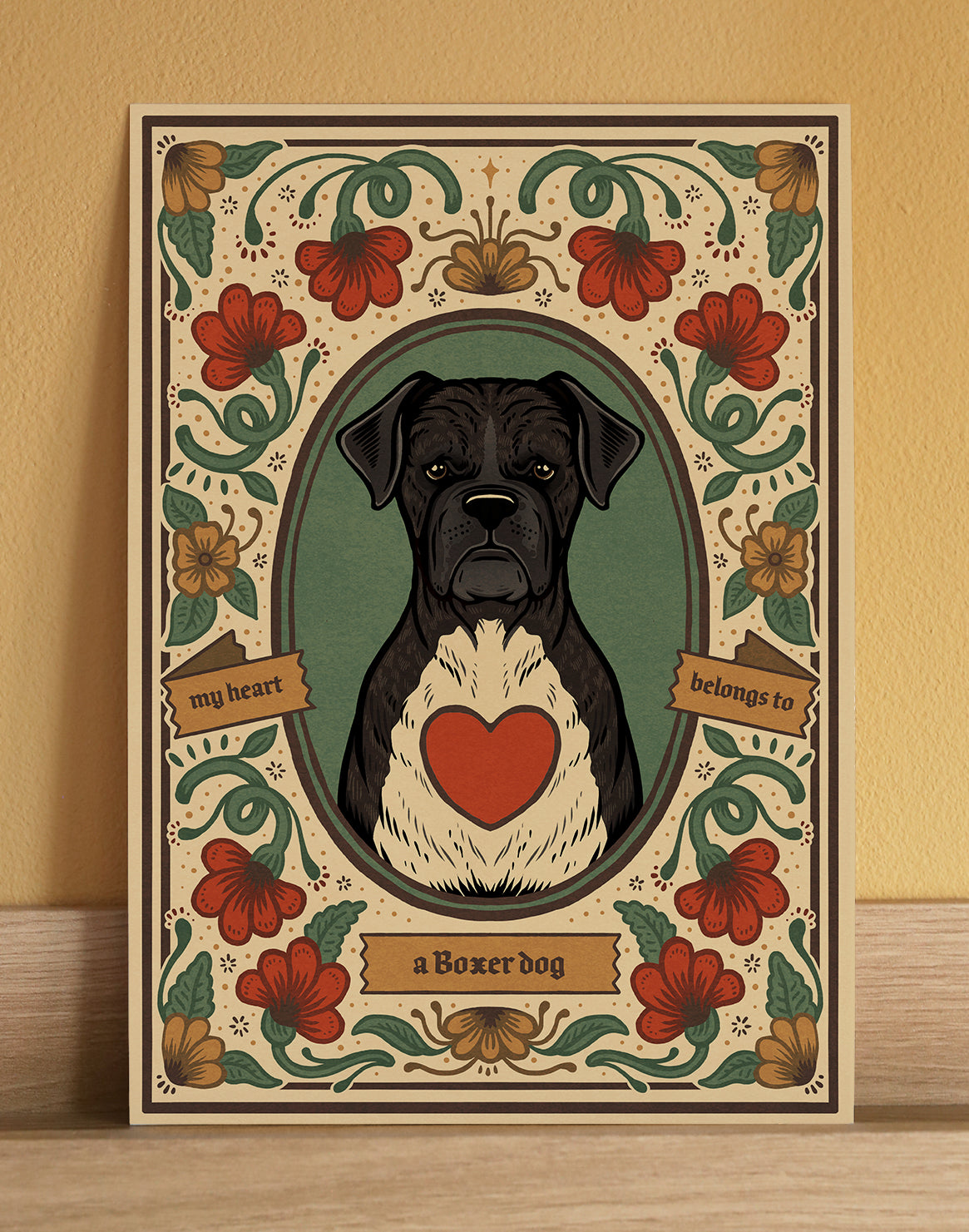 Boxer Dog | Fine Art Print | Reverse Brindle