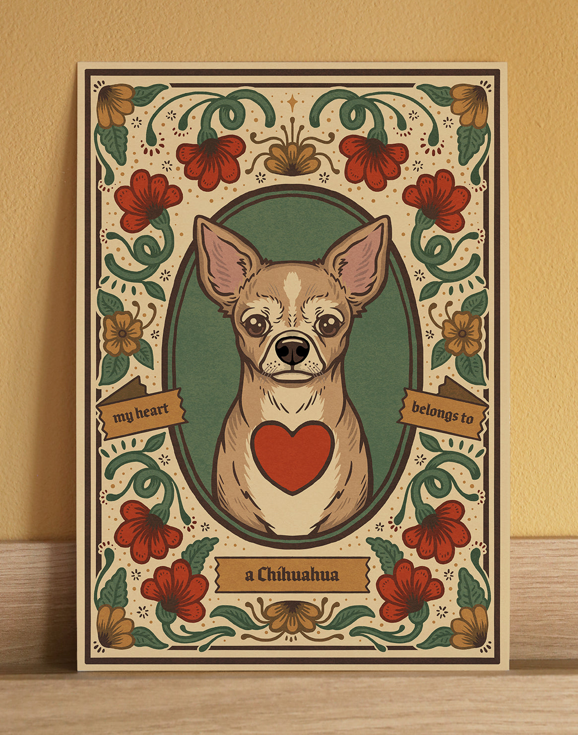 Chihuahua | Fine Art Print | Tan