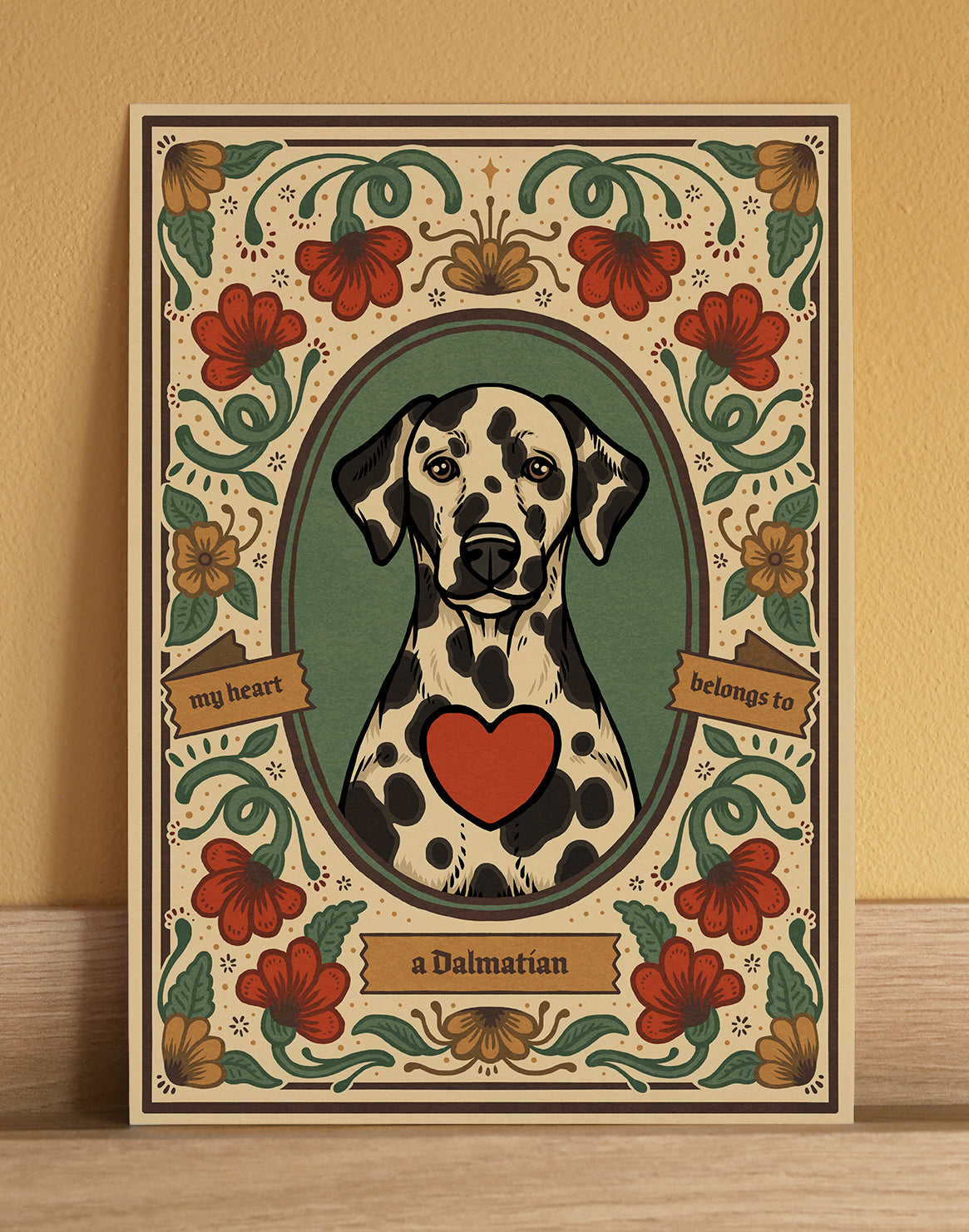 Dalmatian | Fine Art Print | Black and White Spots