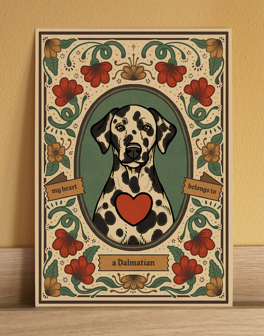 Dalmatian | Fine Art Print | Black and White Spots