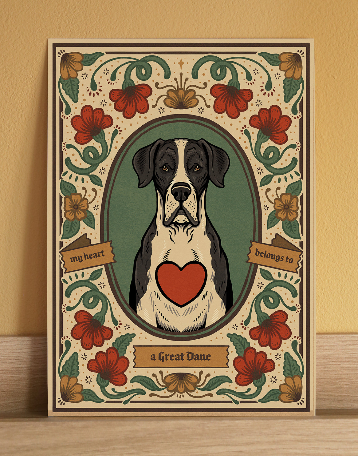 Great Dane | Fine Art Print | Black and White
