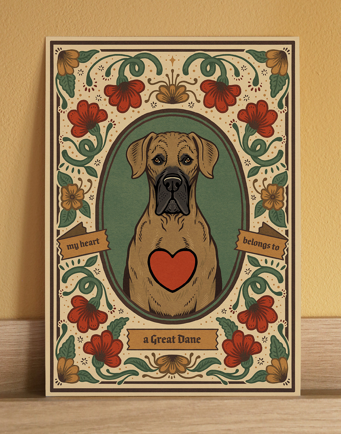 Great Dane | Fine Art Print | Fawn
