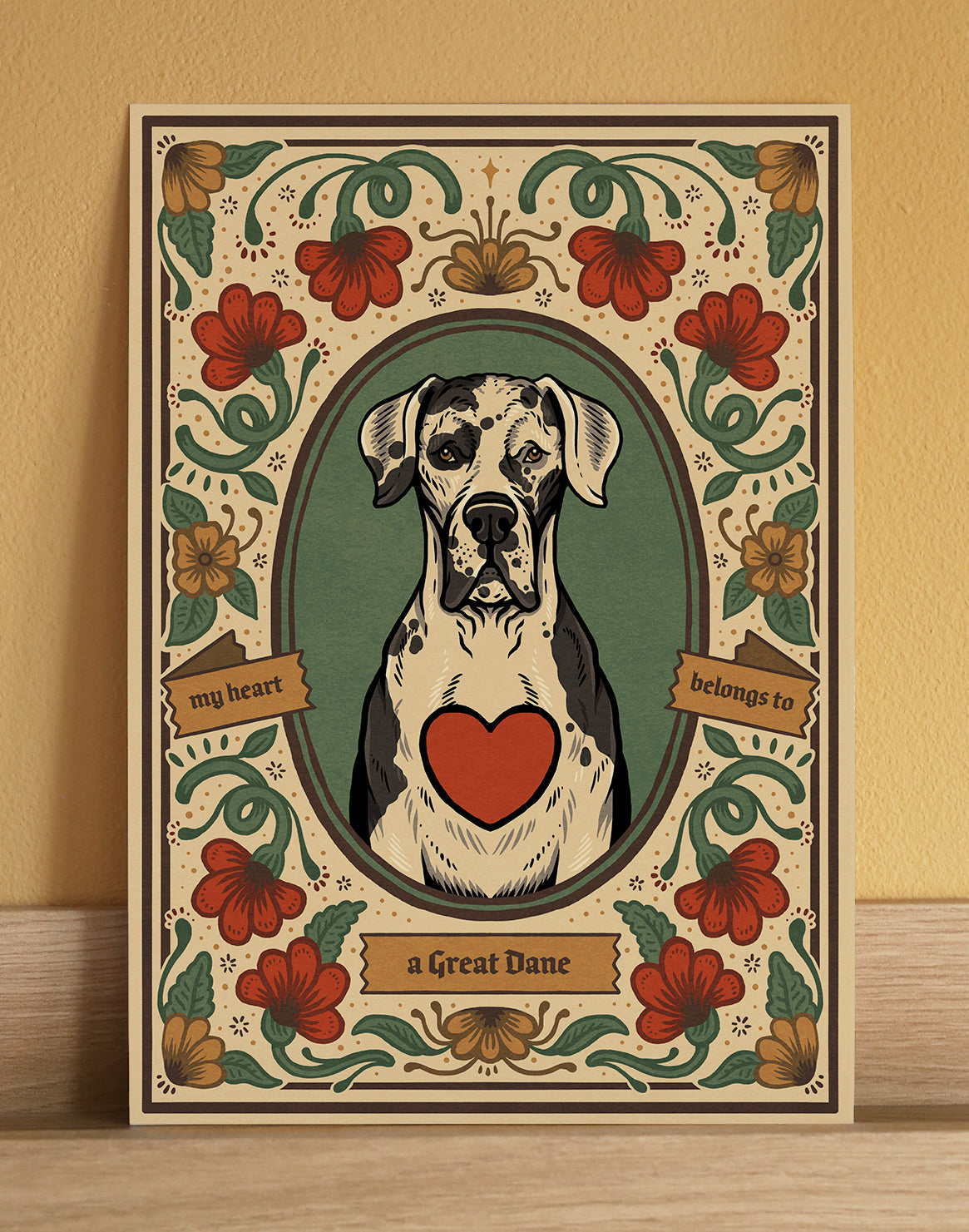 Great Dane | Fine Art Print | Mantle