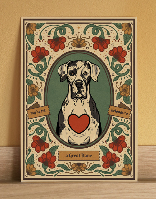 Great Dane | Fine Art Print | Mantle