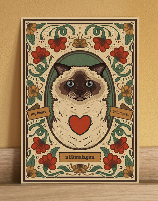 Himalayan Cat Art Print