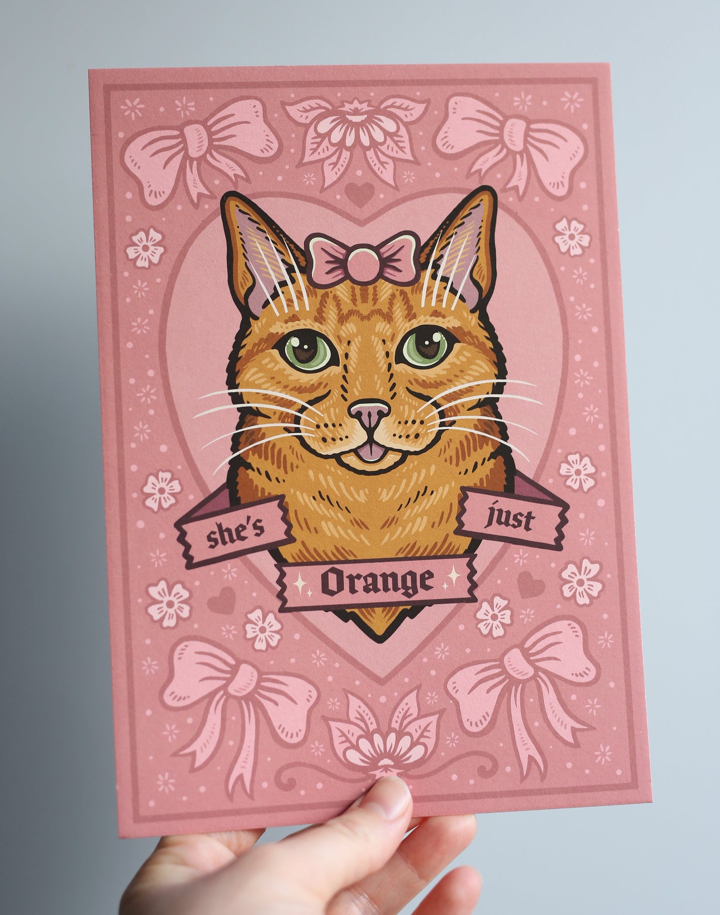 She's Just Orange | Orange Cat | Fine Art Print