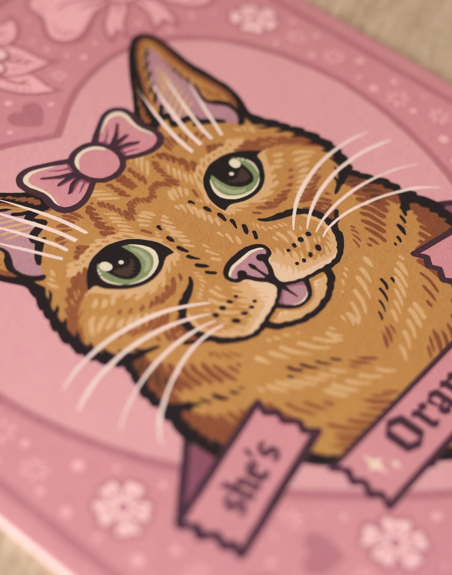 She's Just Orange | Orange Cat | Fine Art Print