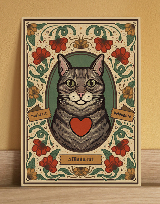 Manx Cat | Fine Art Print