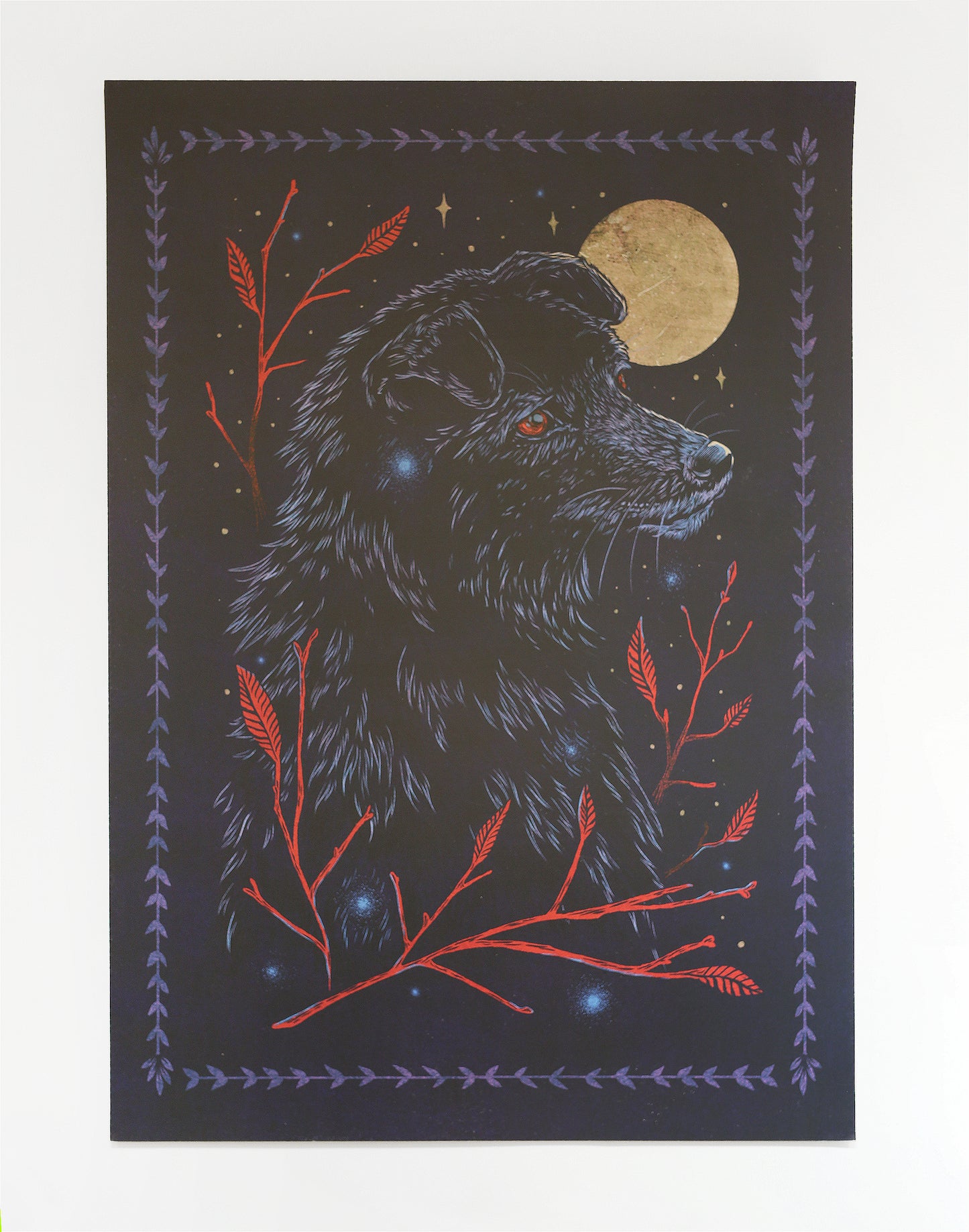 Moonlight Art Print | Damaged