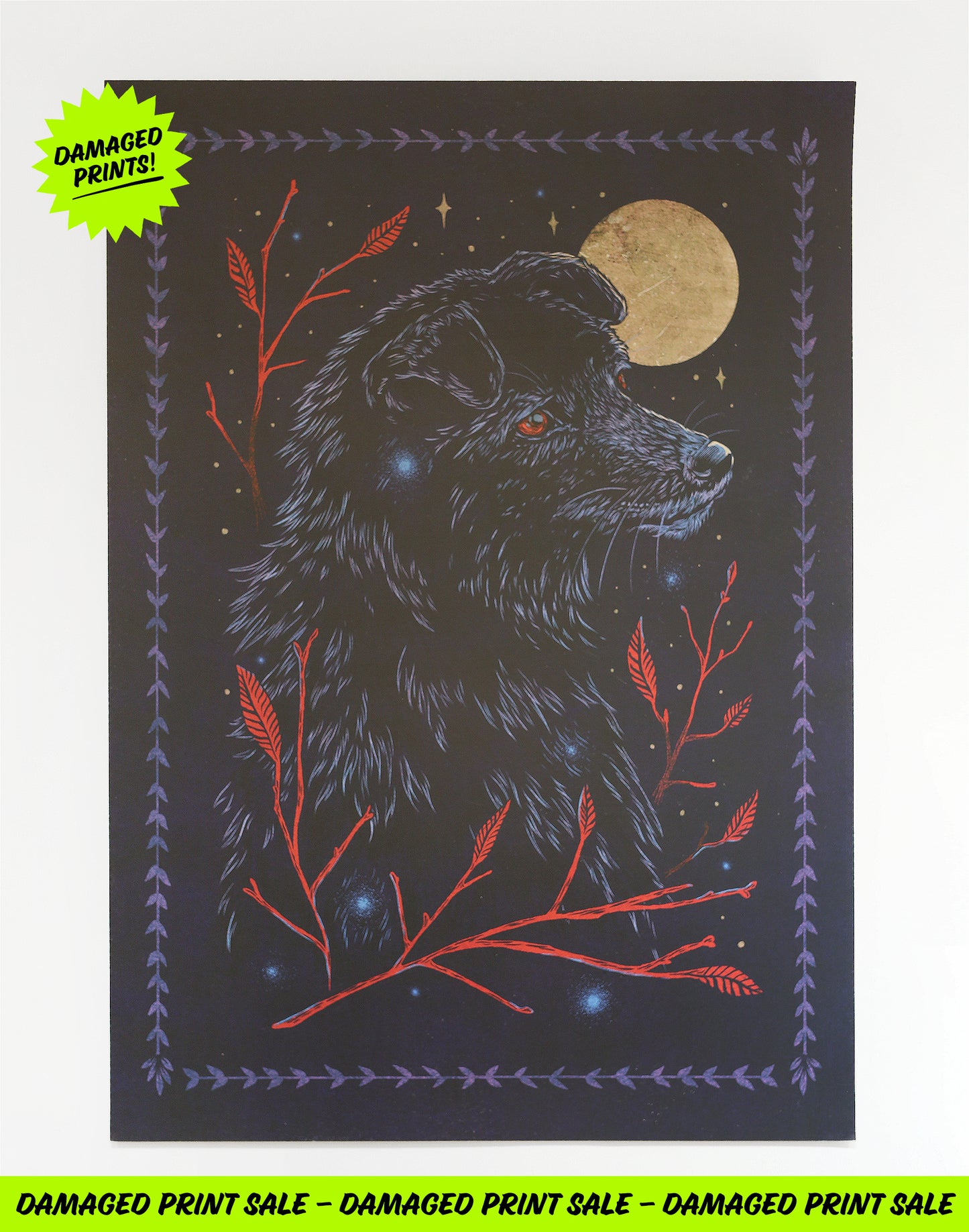 Moonlight Art Print | Damaged