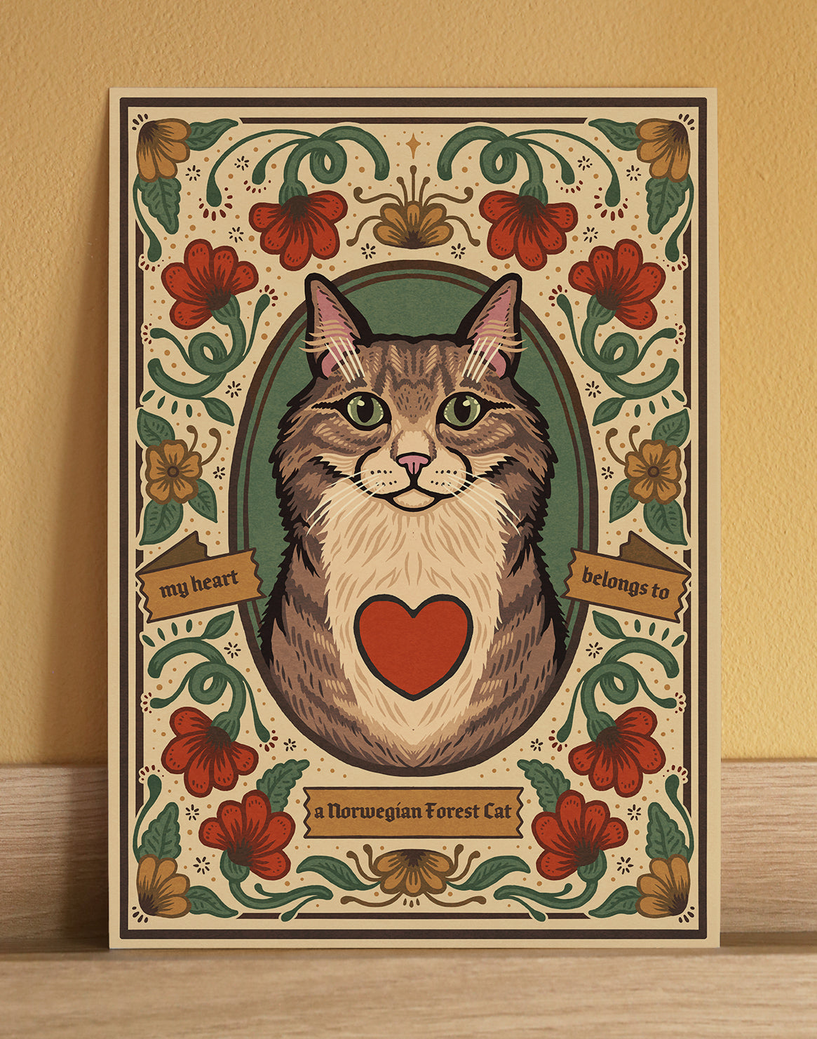 Norwegian Forest Cat | Fine Art Print