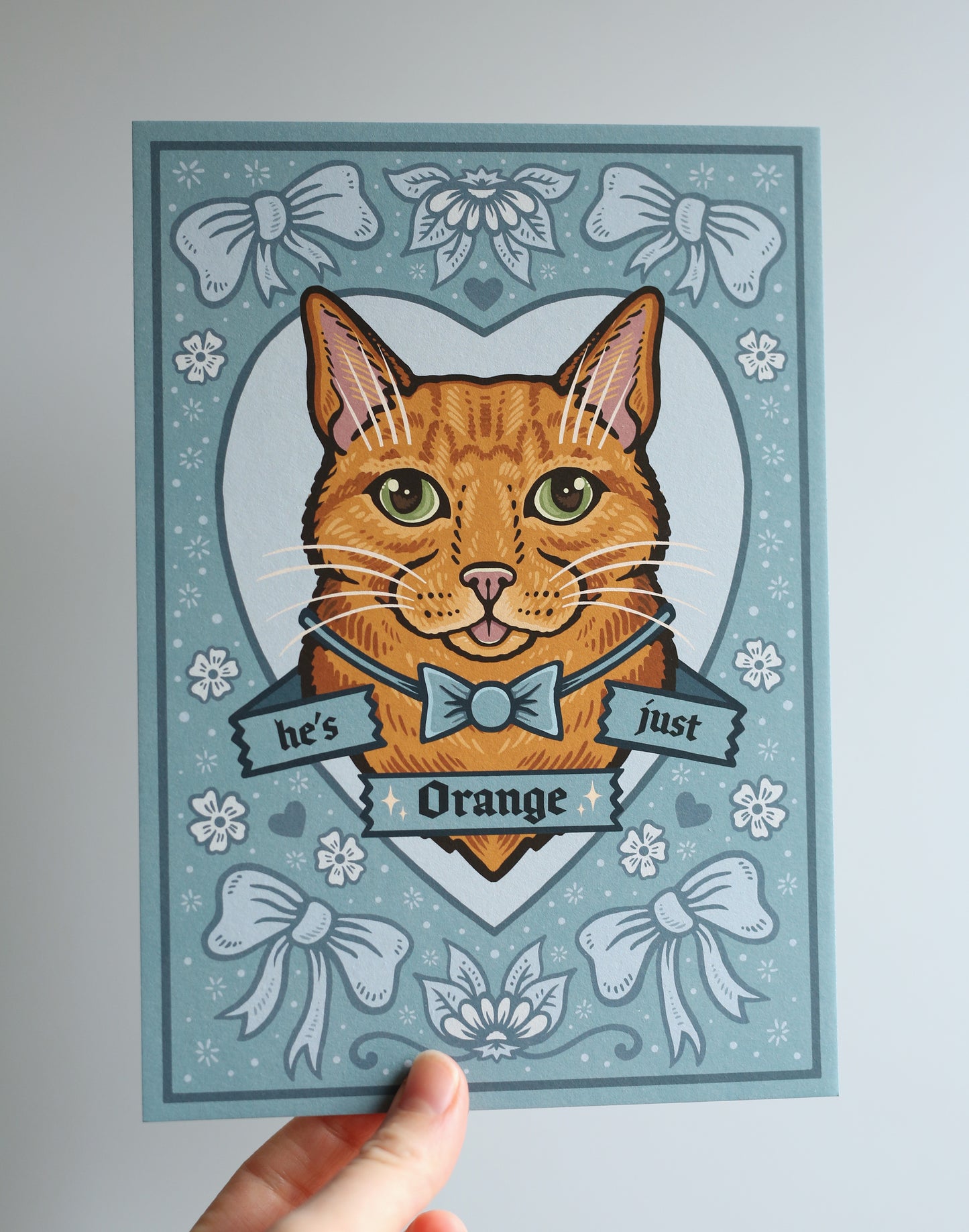 He's Just Orange | Orange Cat | Fine Art Print