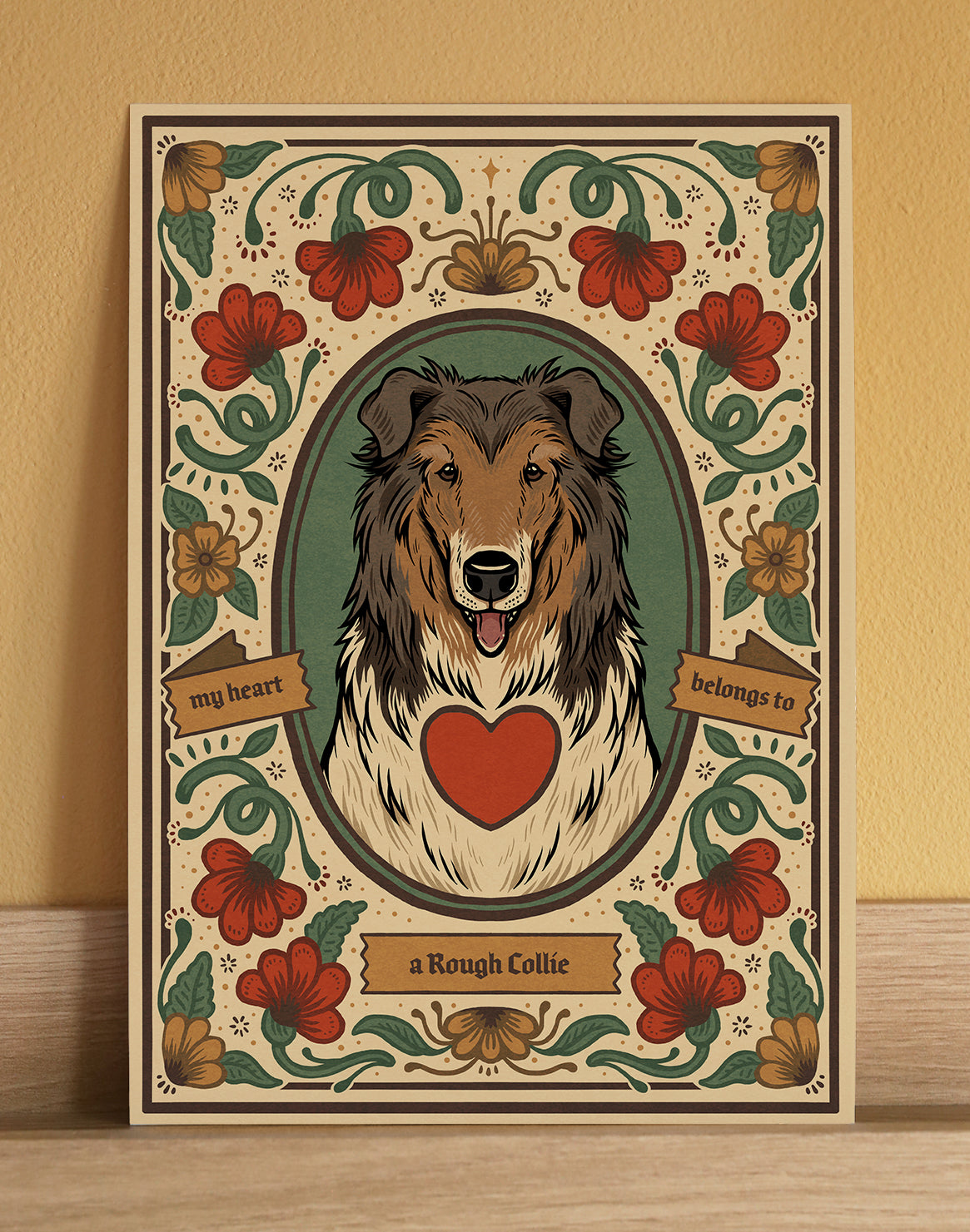 Rough Collie | Fine Art Print | Sable