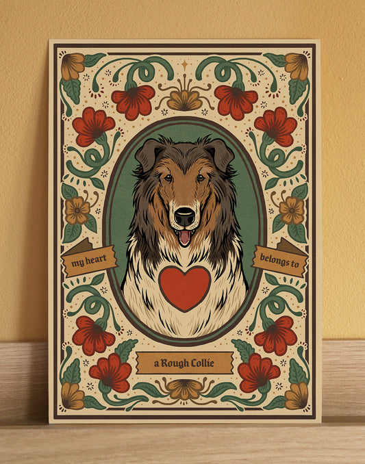Rough Collie | Fine Art Print | Sable