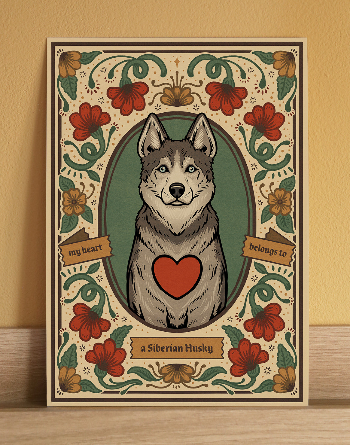 Siberian Husky | Fine Art Print |