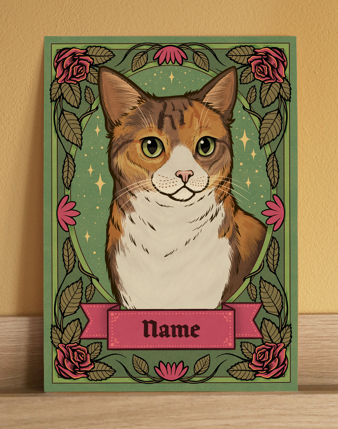 Tabico | Add Your Own Custom Pet Name | Fine Art Print