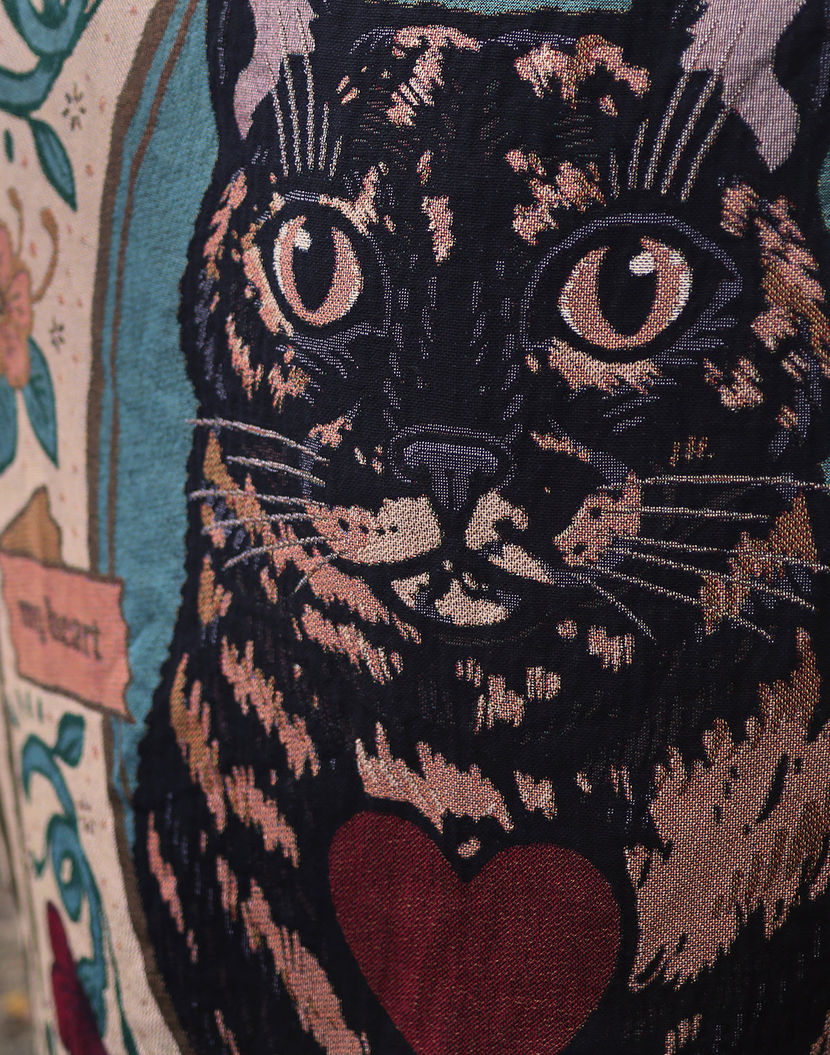 Tortoiseshell Cat Woven Blanket | Made To Order |