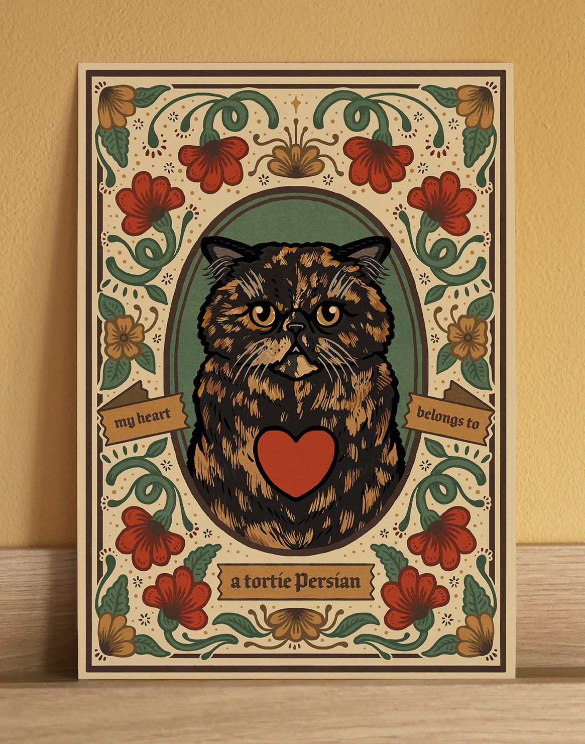 Persian Cat | Fine Art Print | Tortoiseshell