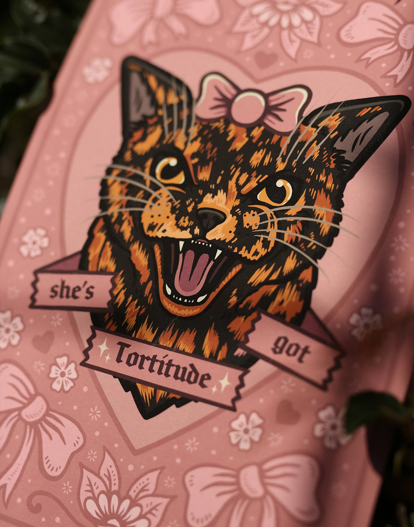 She's Got Tortitude | Tortoiseshell Cat | Fine Art Print