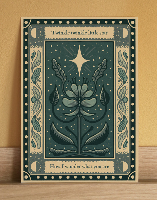 Twinkle Twinkle Nursery Art Print