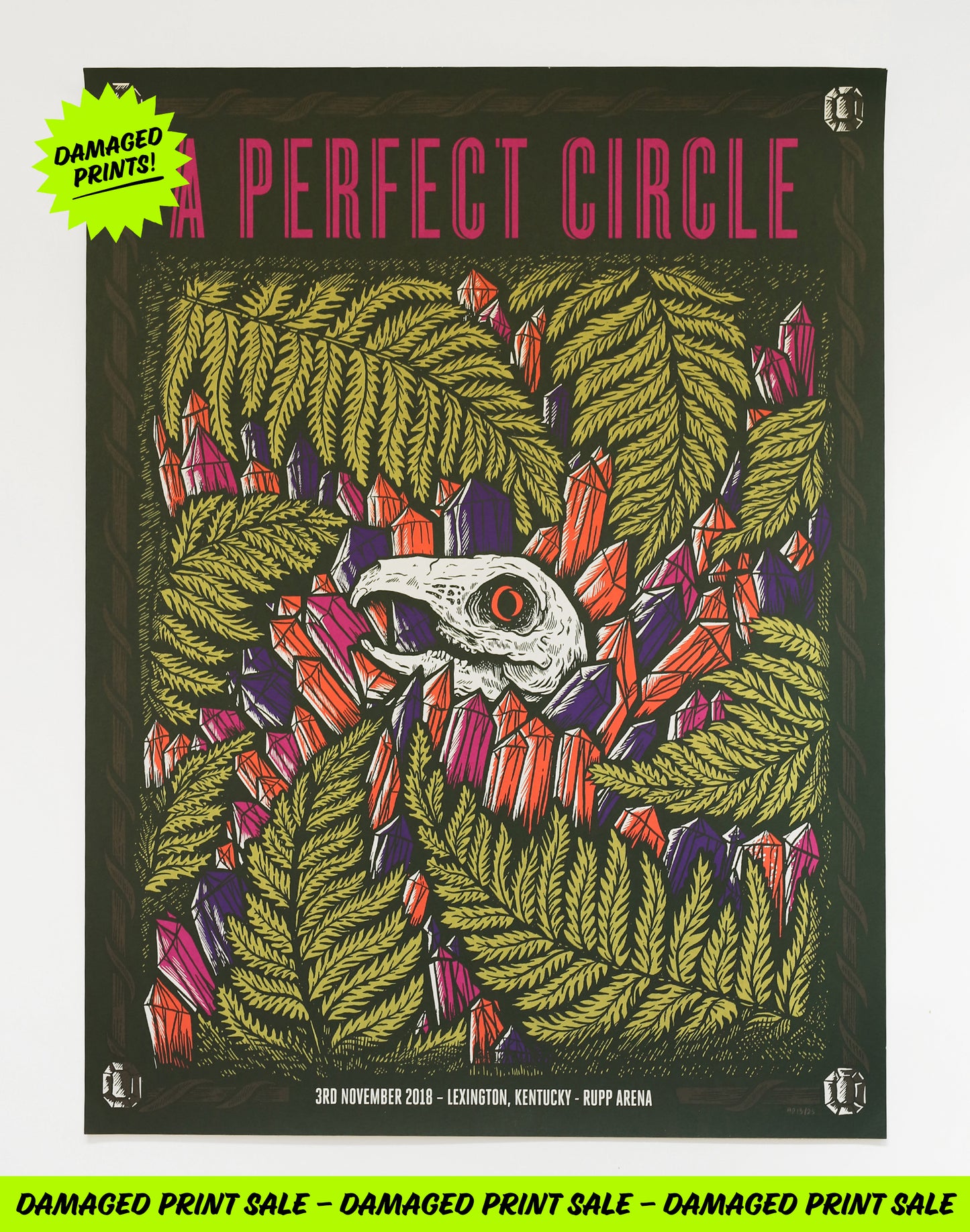 A Perfect Circle | Officially Licenced | 2018 Kentucky - Rupp Arena | Damaged