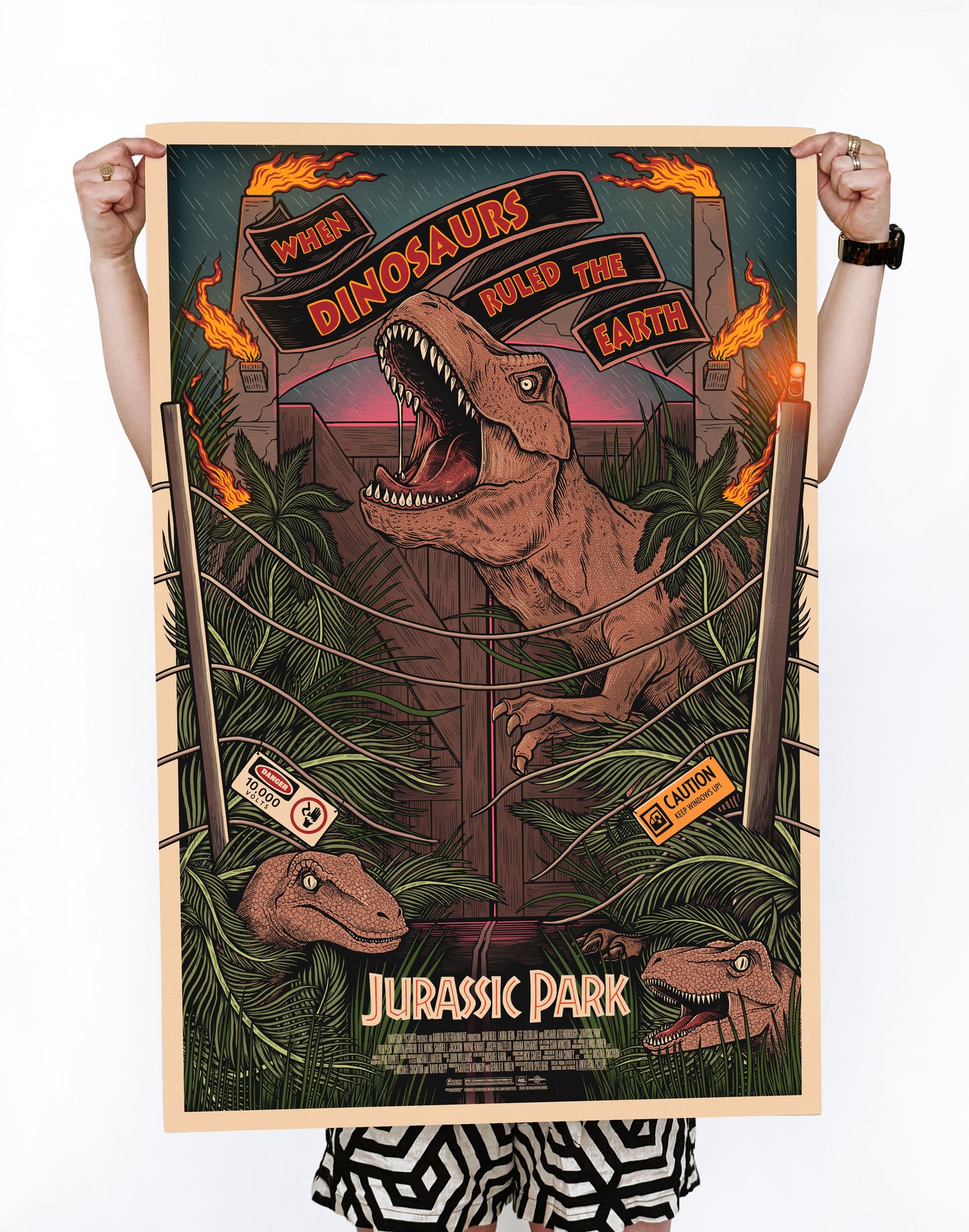 Jurassic Park Movie Poster | Officially Licenced