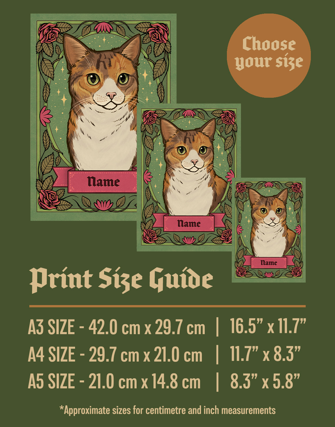 Tabico | Add Your Own Custom Pet Name | Fine Art Print